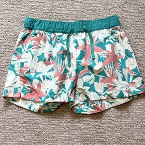 The North Face Womens Printed Class‎ V Athletic 4" Inseam Outdoor Shorts Medium